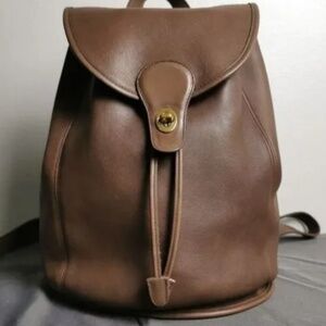 Coach deluxe leather backpack bag rucksack USA